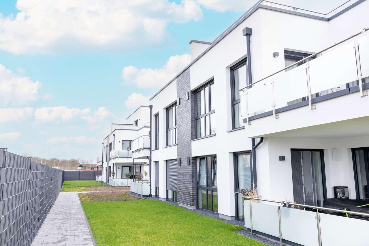 AirUnit Beispiel mit vielen Häusern.