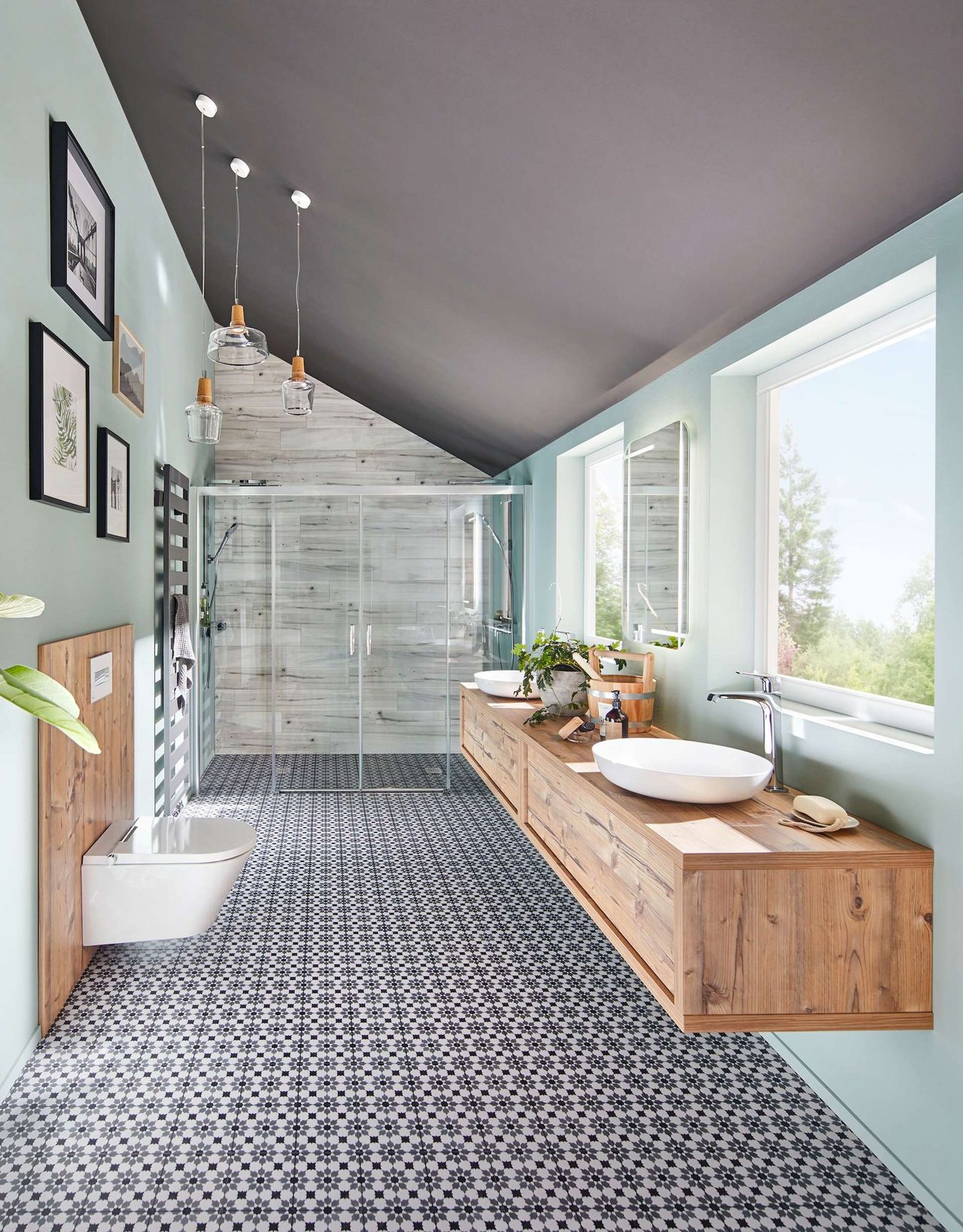 Flächenheizung Beispiel