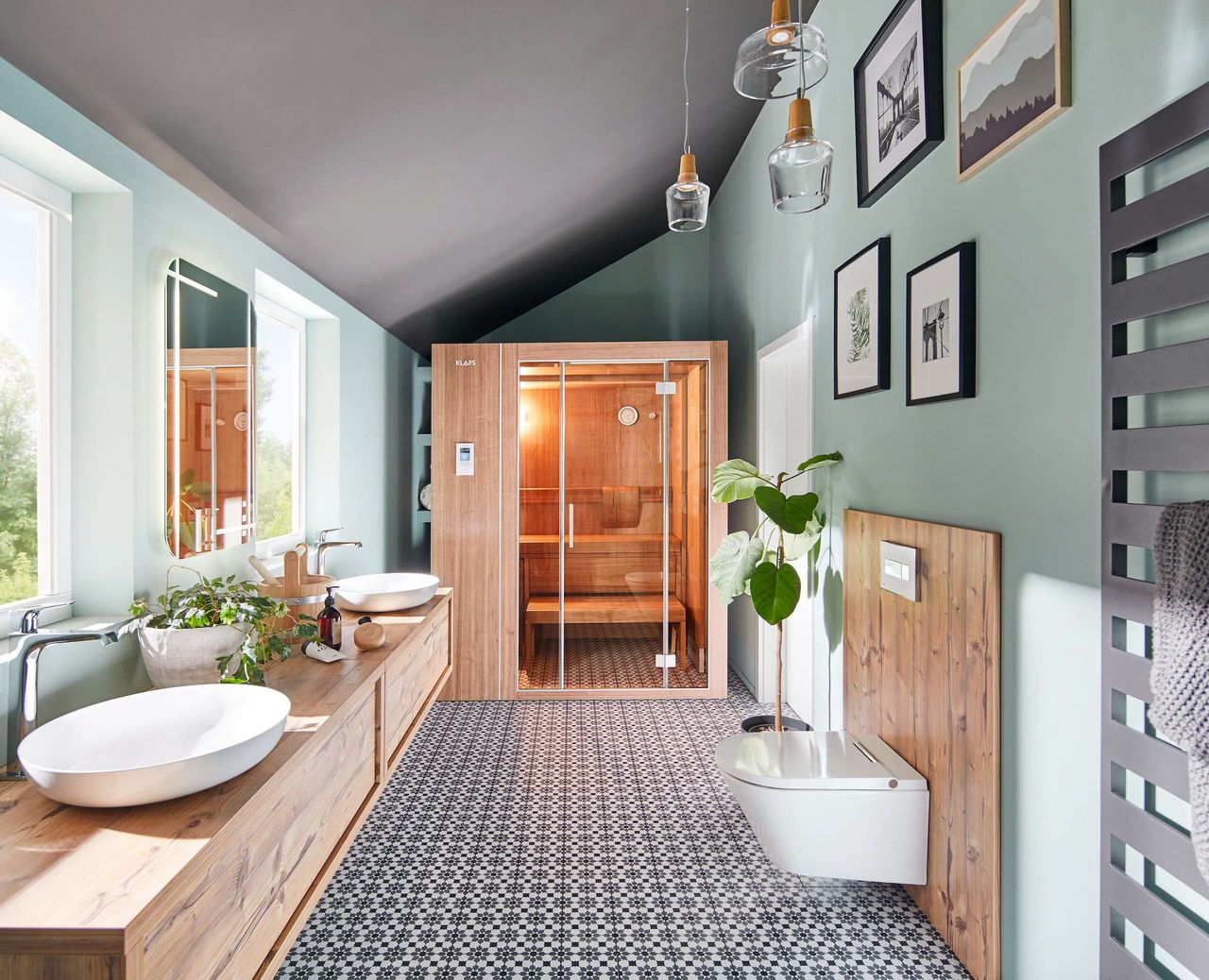 Flächenheizung Beispiel